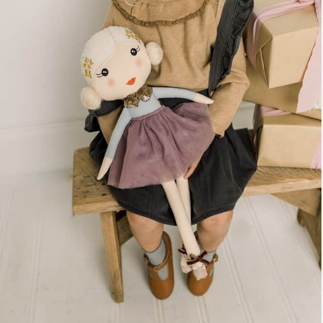 Baby Starters Plush Snuggle Buddy Baby Doll, Soft Annette Doll