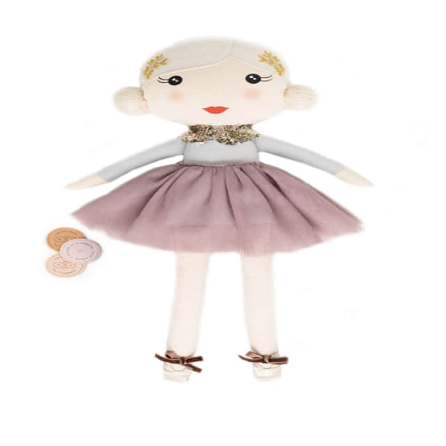 Baby Starters Plush Snuggle Buddy Baby Doll, Soft Annette Doll