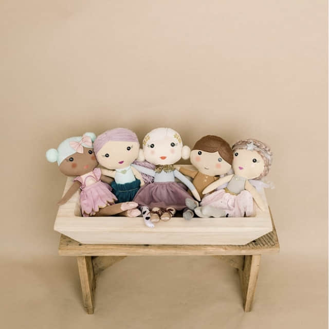 Baby Starters Plush Snuggle Buddy Baby Doll, Soft Annette Doll