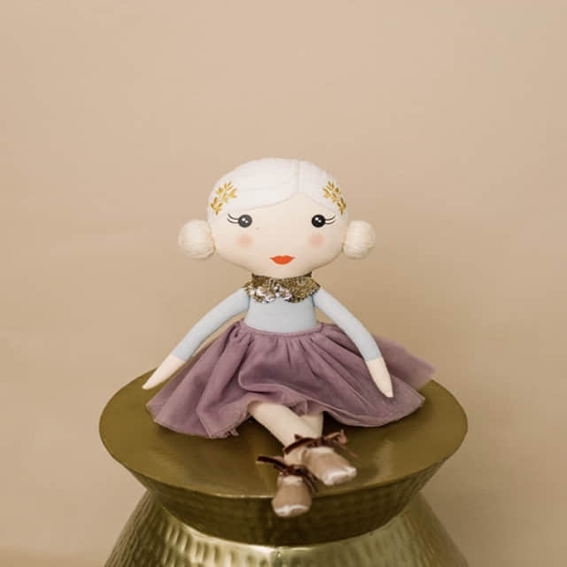 Baby Starters Plush Snuggle Buddy Baby Doll, Soft Annette Doll